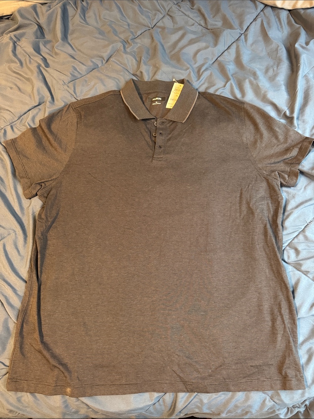 Alfani Men's DEEP BLACK CBO Short-Sleeve Polo